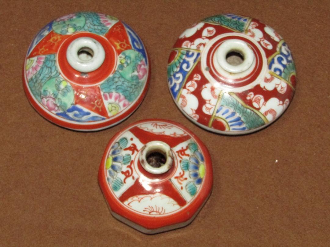 色絵 草花紋図 油壷 傷有 三点】古伊万里 2025年最新】Yahoo!