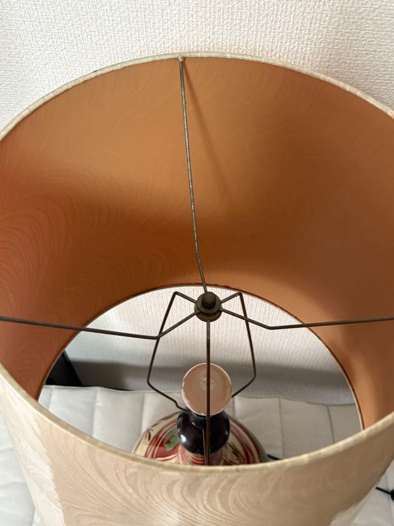 沖縄 琉球 胡差焼 陶器製 スタンドライト　スタンドランプ　高さ90cm