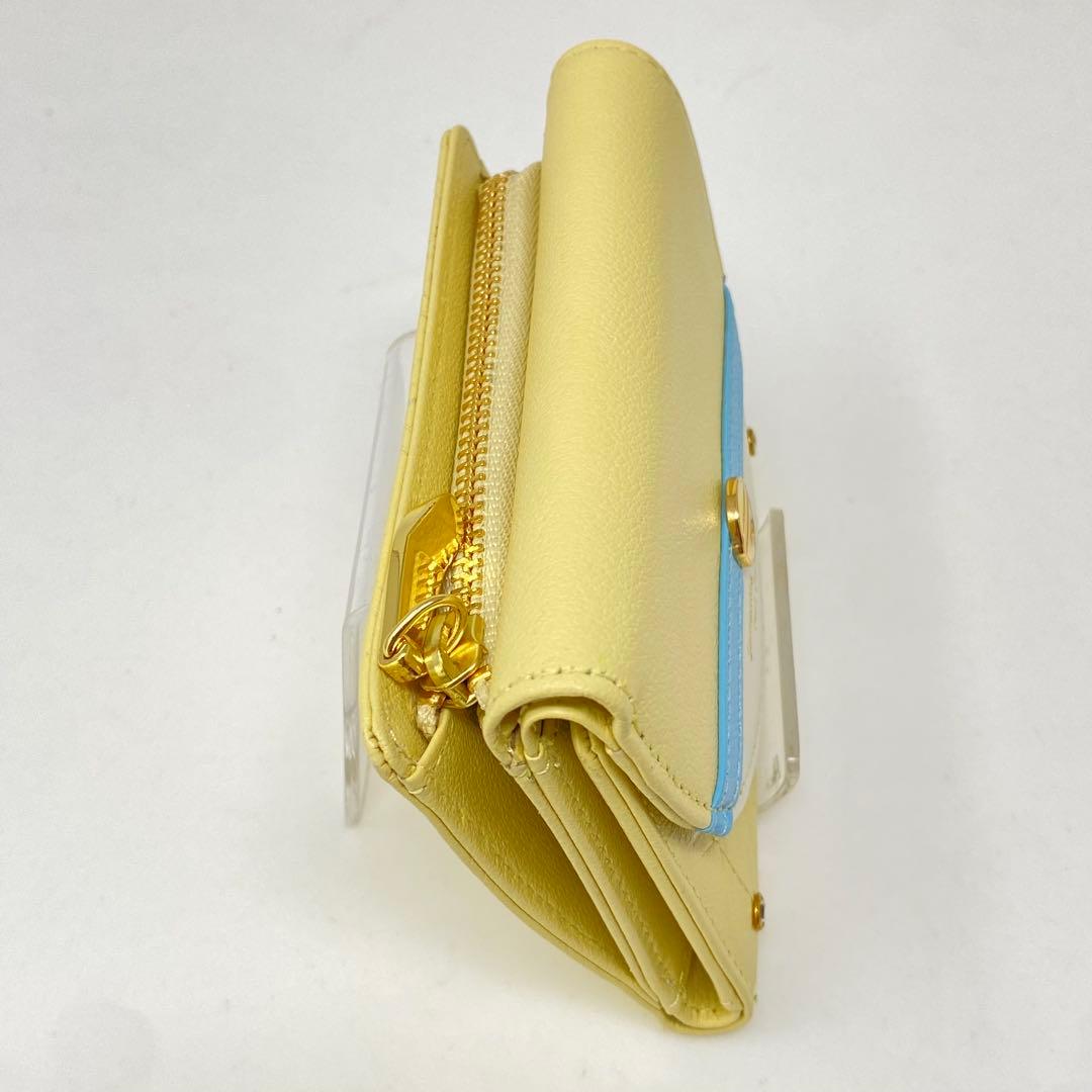 未使用 サマンサタバサ 折財布 ドラミ 財布 ドラえもん イエロー