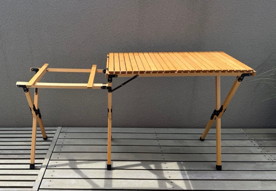 Fieldoor ウッドロールキッチンテーブルー 木 の テーブル