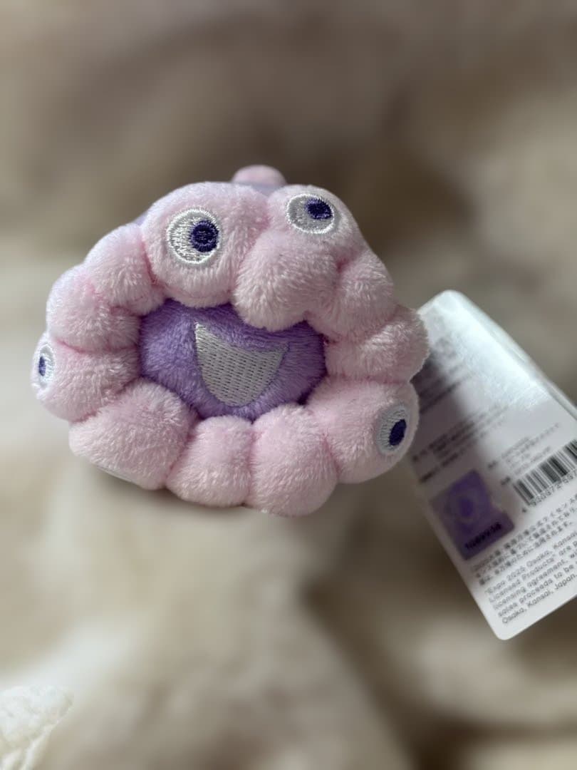 ミャクミャク ロールお手玉マスコット パープル - メルカリ