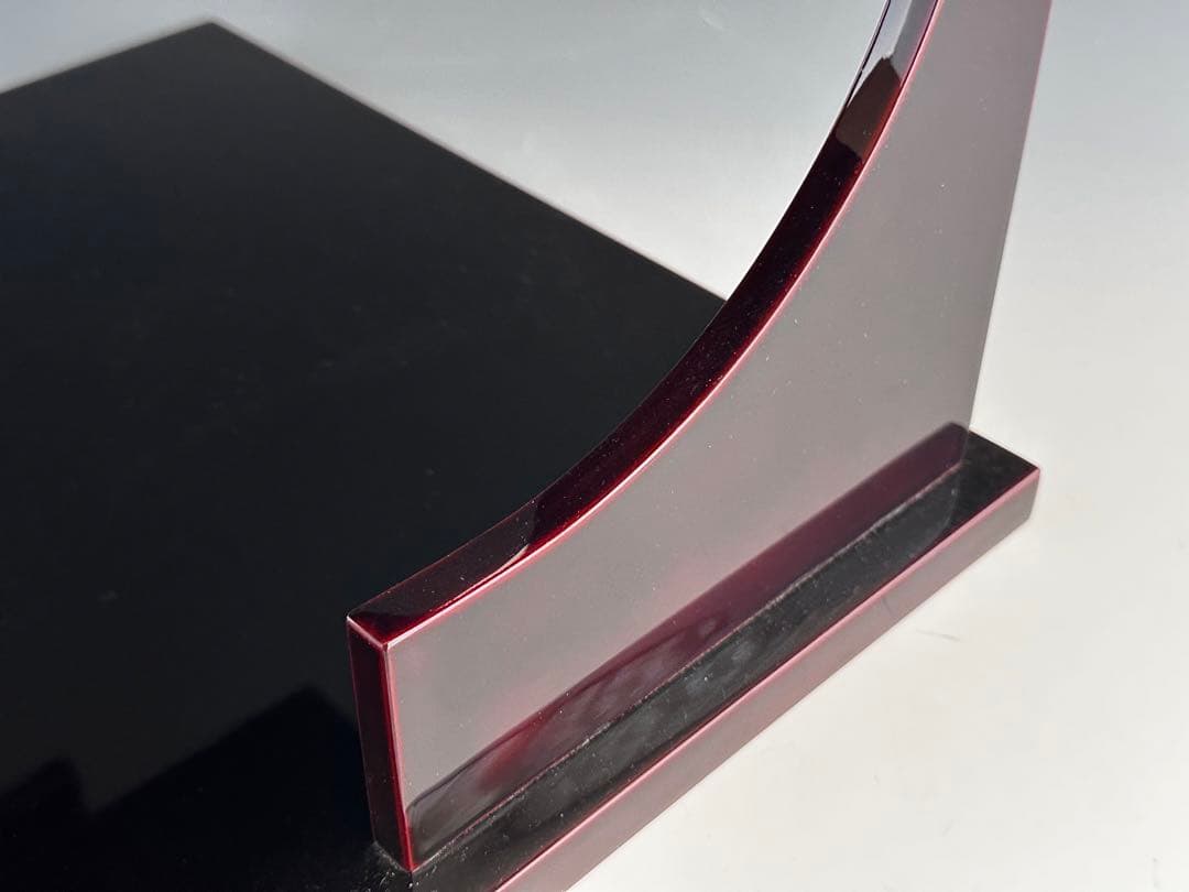 茶道具　輪島塗　淡々斎好写　溜塗　円意棚　若島丈史　共箱　漆芸　漆器　茶会　棚物