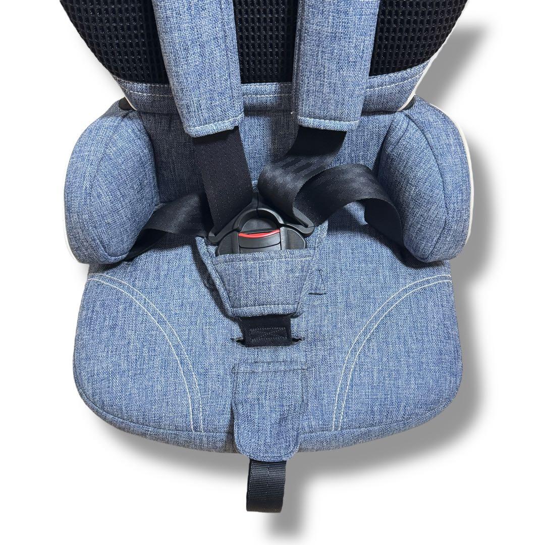 美品✨日本育児 トラベルベスト ECプラス デニム チャイルドシート