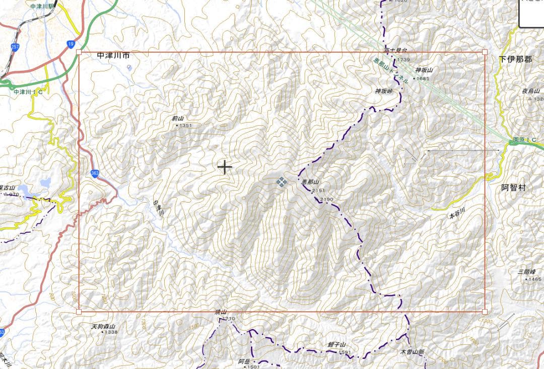 鉄道ジオラマ背景用山岳模型　　中央東線　南アルプス　鉄道レイアウトの背景に最適
