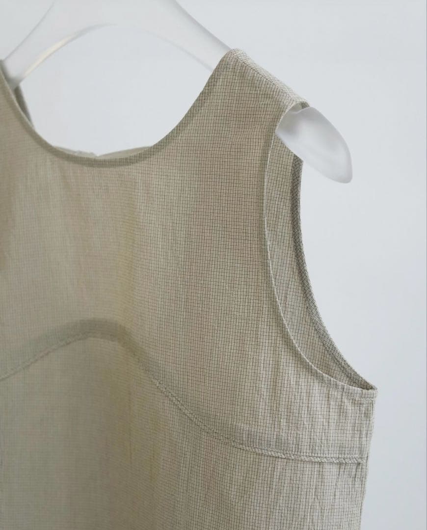 【新品】anuke Backopen Check Tops