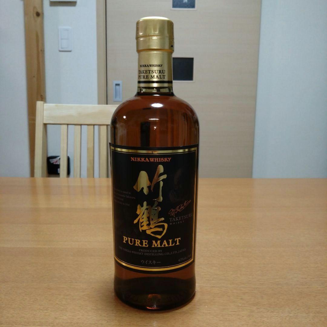 ニッカ 竹鶴 ピュアモルト旧黒ラベル 43% 700ml
