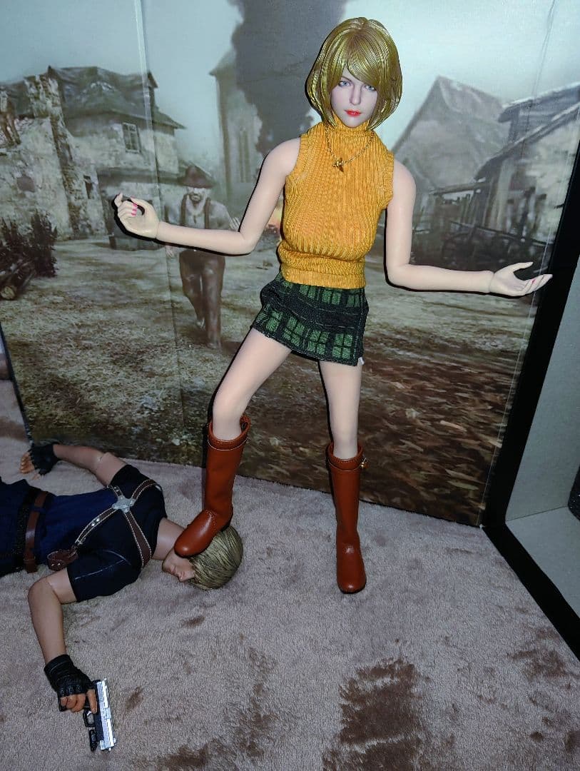 CAPCOM.[biohazard④.1/6(レオン＆アシュリー)]2体セット!