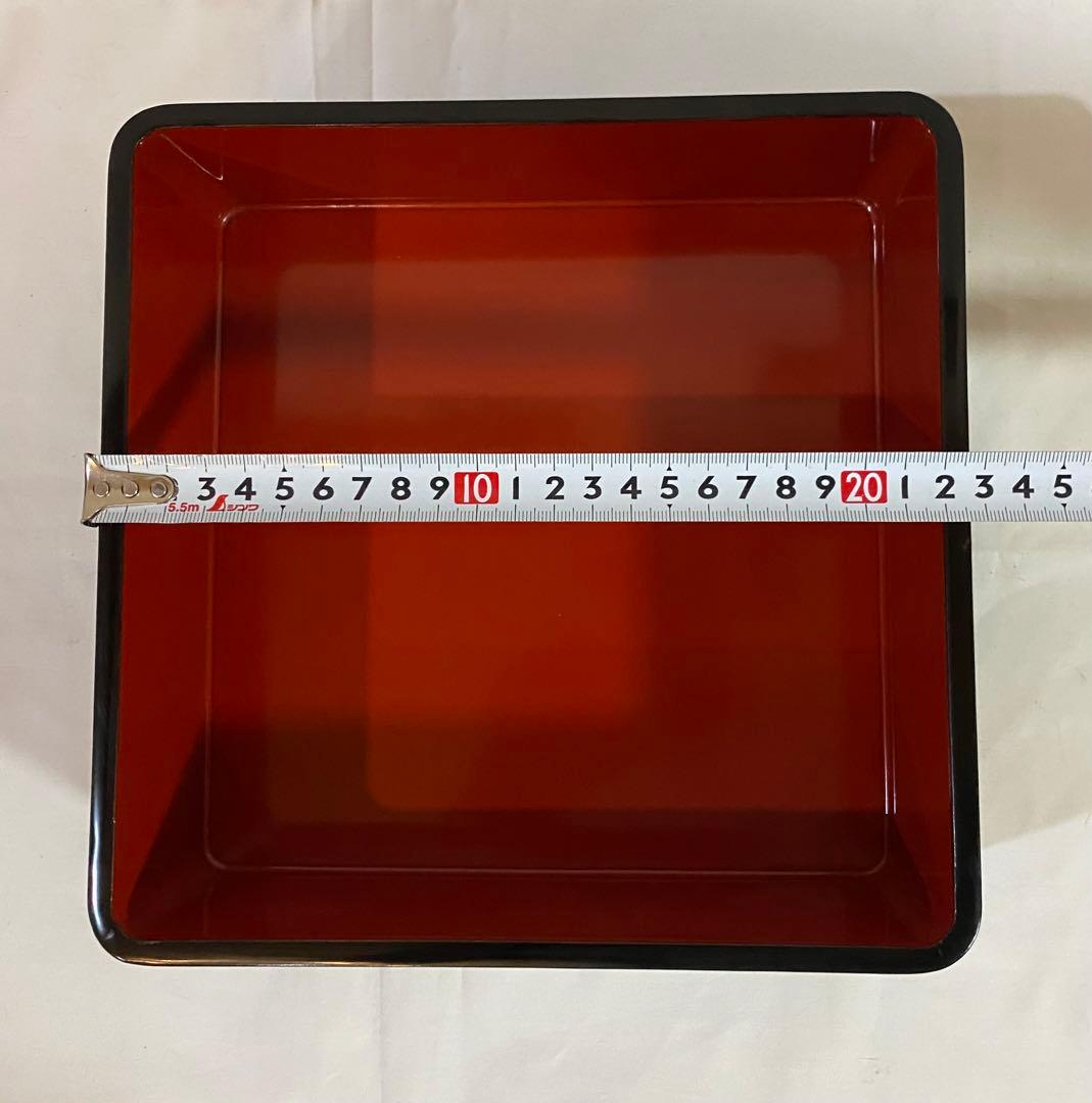 木製、本漆のお重箱　輪島塗