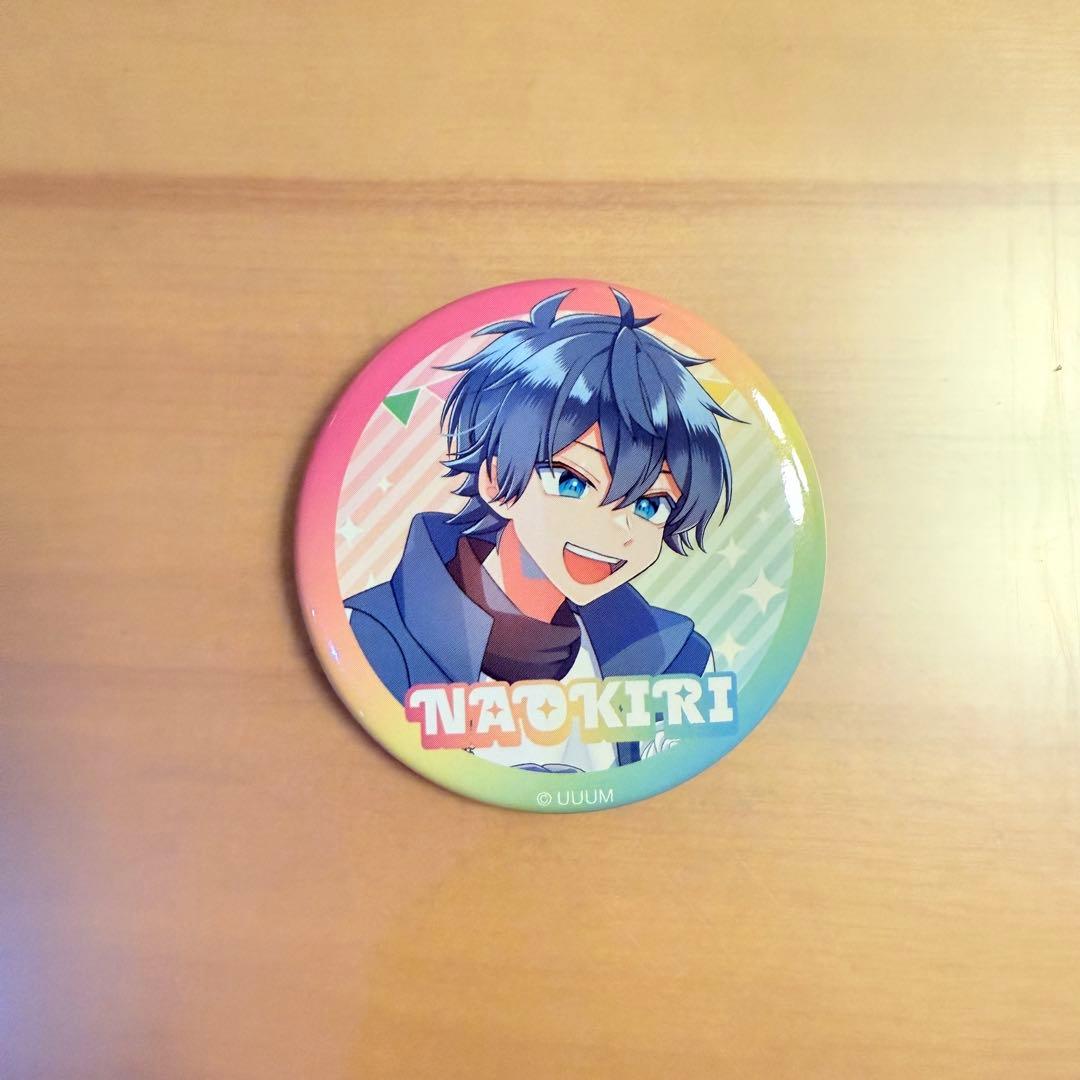 なおきり 】 シェアハウス 等身 缶バッジ カラフルピーチ ピーチ