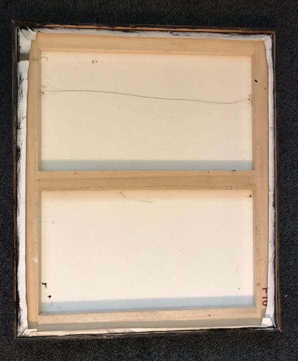 油彩画 シロクマ