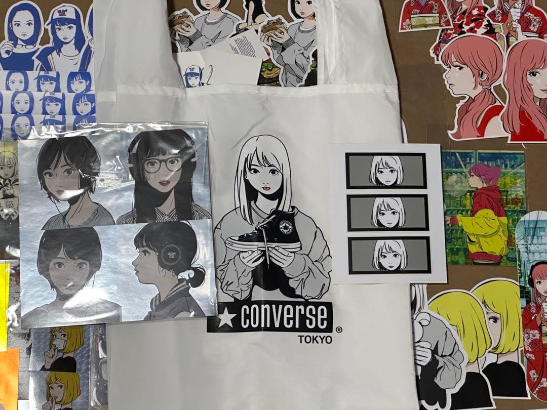 backsideworks ステッカー エコバッグ セット