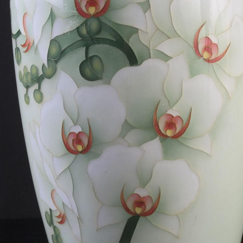 七宝焼　花文　花瓶　M　9797A