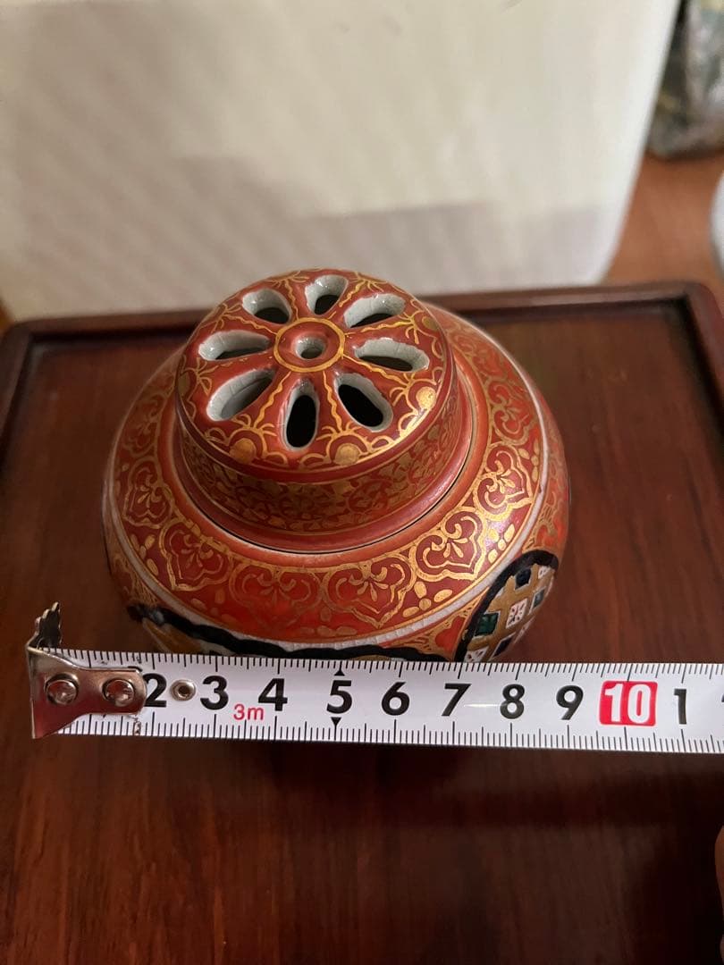 香炉 九谷焼 九谷庄三 茶道具 表千家裏千家 和風小物和風インテリア