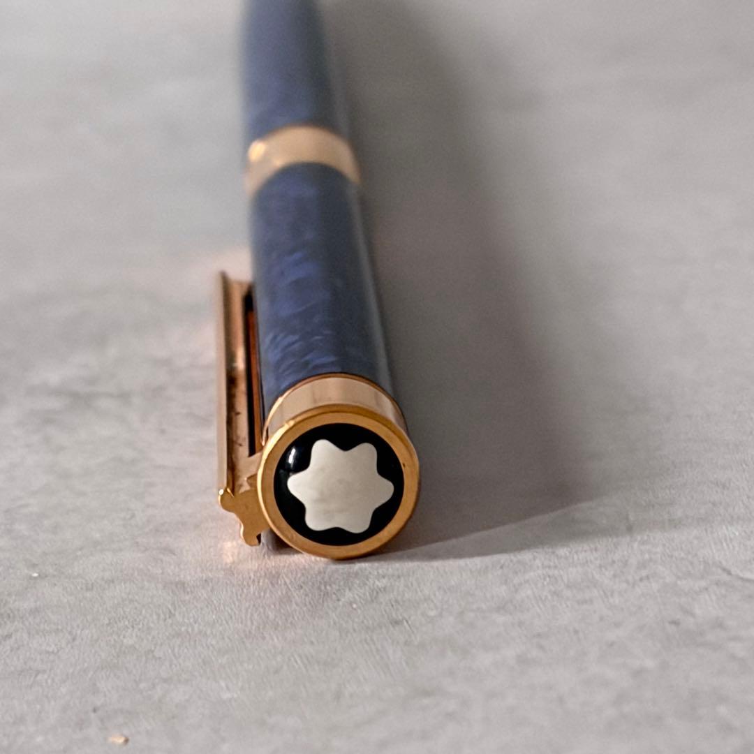 希少✨】モンブラン ノブレス ブルーマーブル ラピス✨ ボールペン