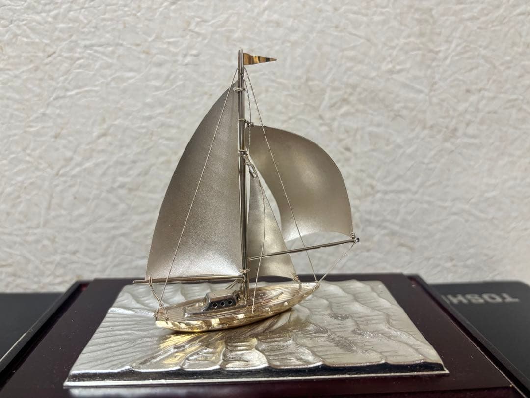 銀製ヨット　TAKEHIKO