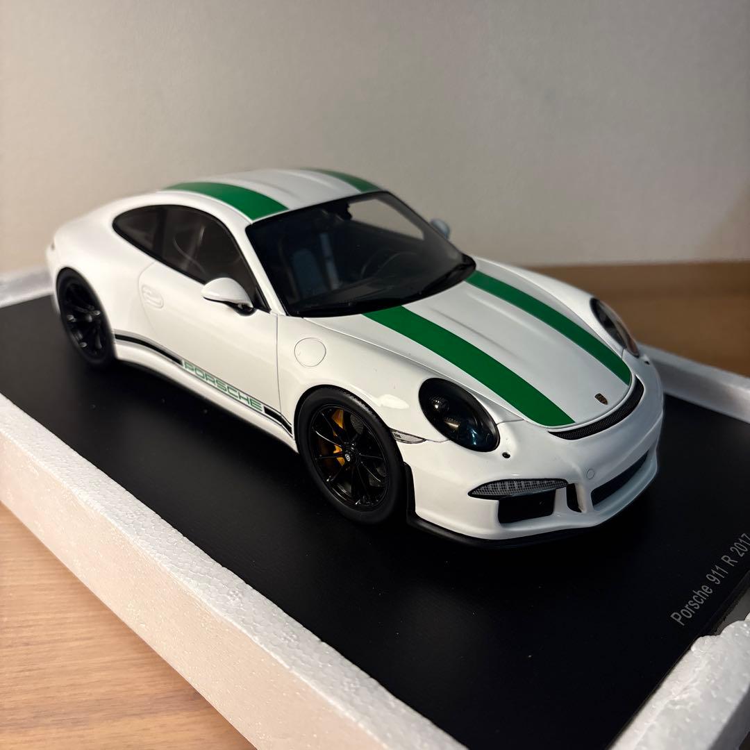 スパーク　spark porsche ポルシェ　911 R 1/18 ミニカー