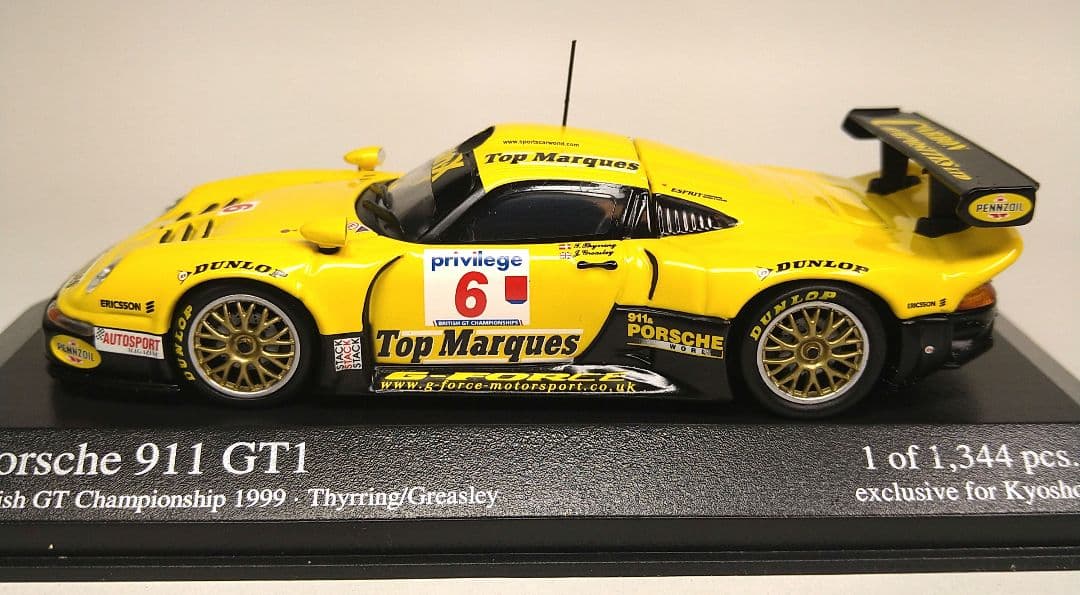★希少【ミニチャンプス】1/43 ポルシェ 911 GT1 1999