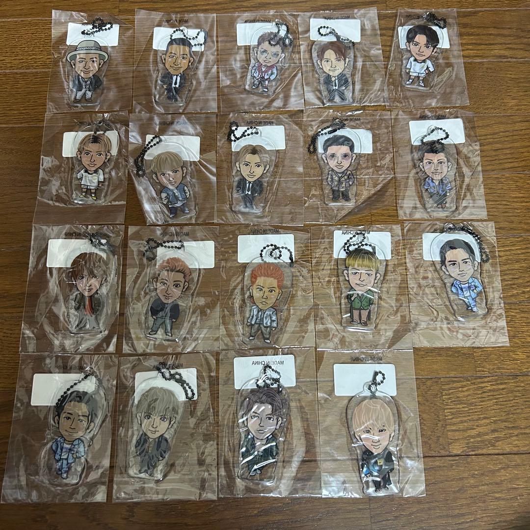 バラ売り可！EXILE TRIBE オンラインブース クリアチャーム47点セット