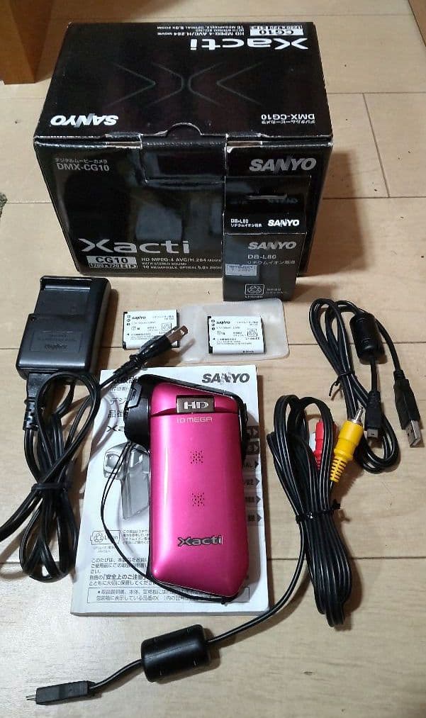 美品 時刻リセット無し SANYO Xacti DMX-CG10 ピンク 三洋電機 Xacti DMX-CG10 価格比較 - 価格.com