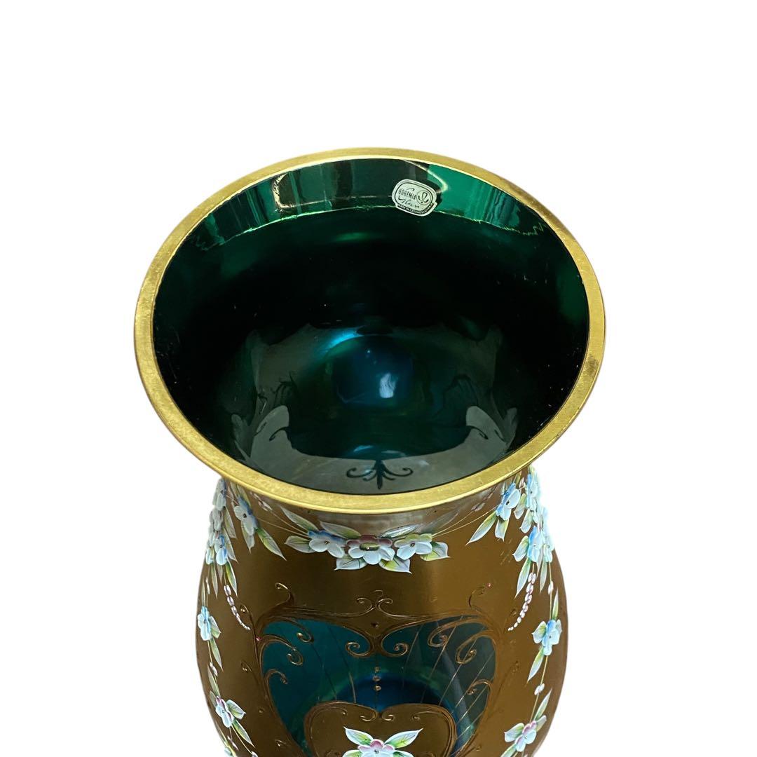 超美品】トルコ 金彩 エナメル彩 ボウル 花瓶 フラワーベース｜楽天