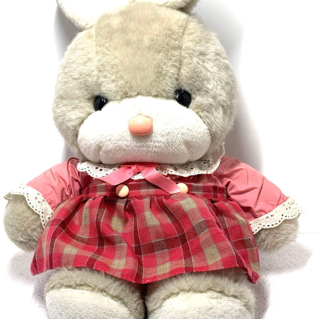 吉徳 うさぎ ぬいぐるみ 昭和レトロ 40センチ - メルカリ