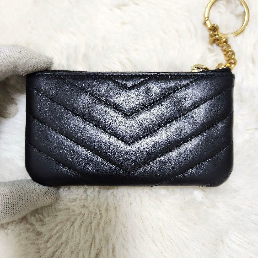 ✨美品✨サンローラン　ケース　キーリング　カサンドラ　キルティング　YSL