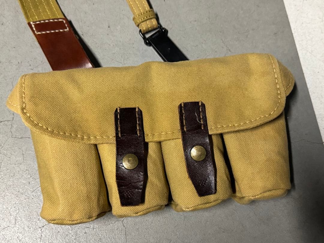 絶版超貴重 日本軍陸軍 中田商店 八九式重擲弾筒 弾嚢 N-