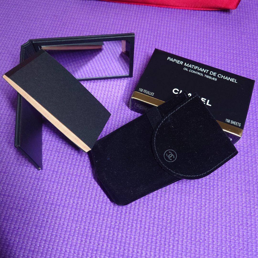 CHANEL ミラー＆リップクリーム＆オイルコントロールペーパー　おまとめ品