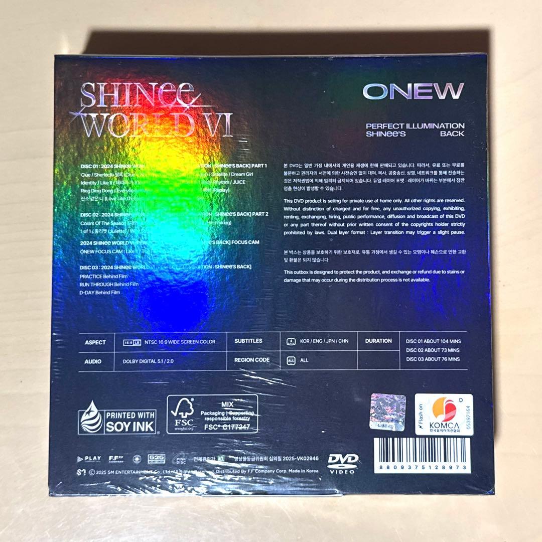 SHINee WORLD VI ソウルコンDVD ONEW ver. オニュ SHINee WORLD VI