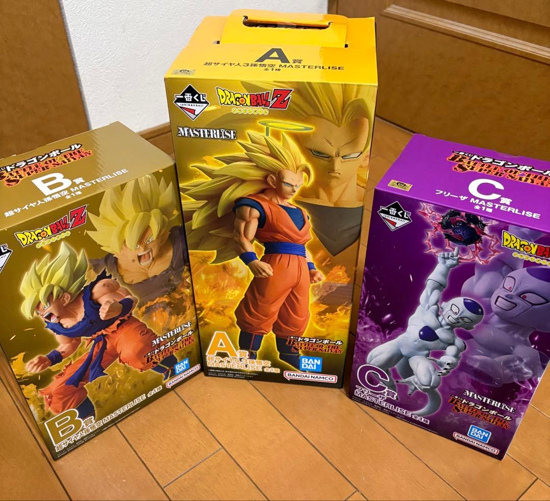 ドラゴンボールZ A・B・C フィギュアセット 一番くじ 悟空 フリーザ