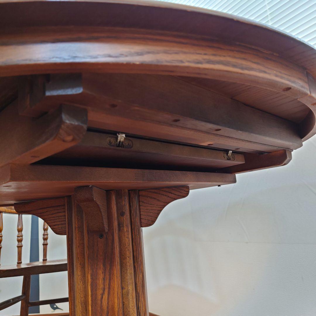 Shin-Lee 伸長式ダイニングテーブル　と籐チェア（２脚）セット