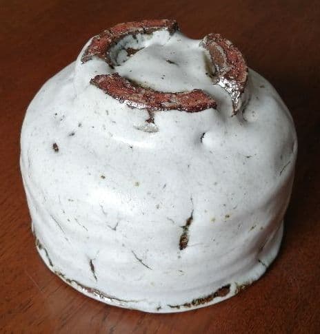 十一代三輪休雪　【白萩茶碗】