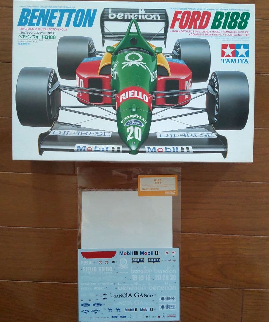 タミヤ 1/20 ベネトン フォード B188 & デカール - メルカリ
