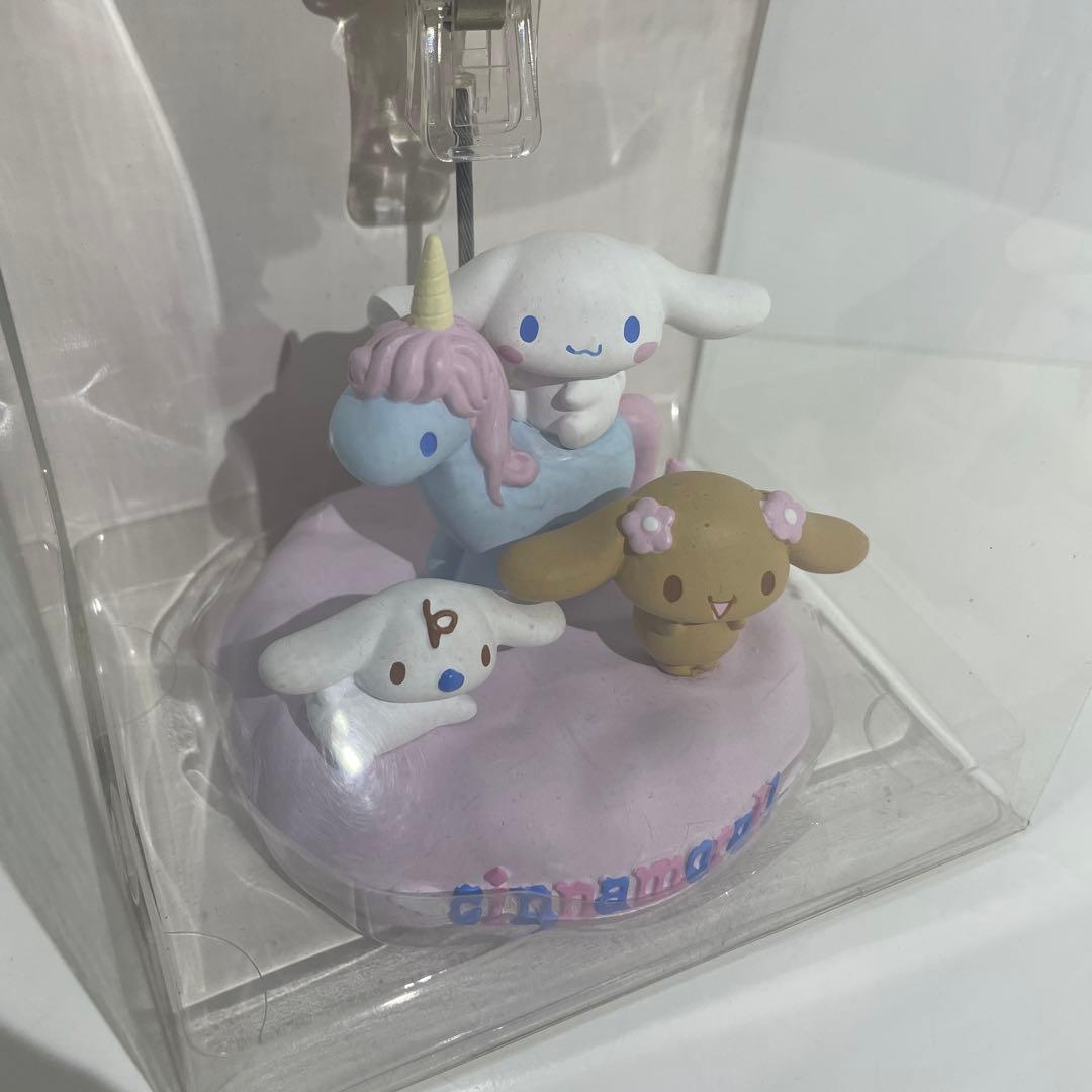 未使用 レア サンリオ シナモロール 陶器製 メモスタンド ジオラマ