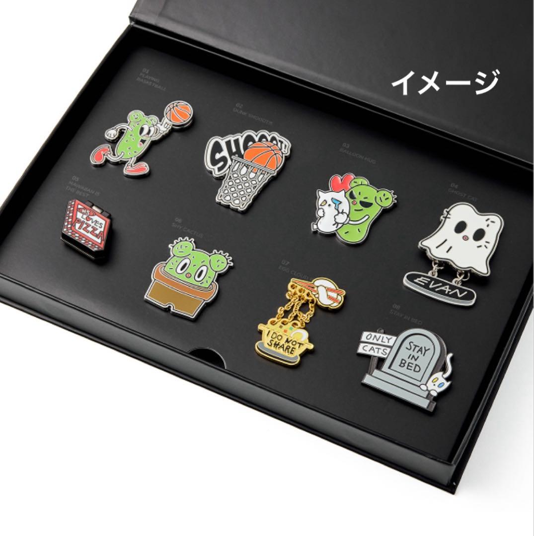 ENHYPEN アーティストメイド ヒスン ピンバッチ 特典トレカポスター付き