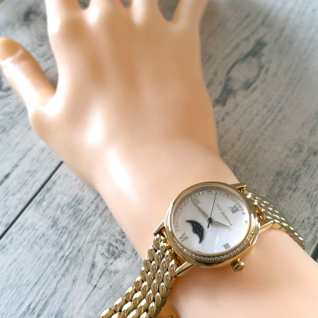 希少】STAR JEWELRY 腕時計 ムーンフェイズ MOON SHOT 金