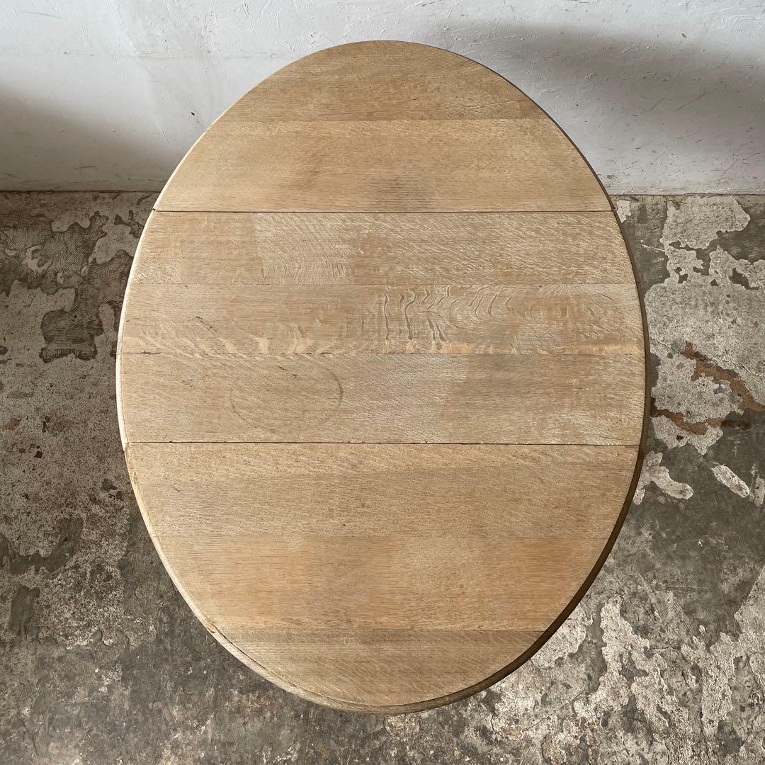 noonゲートレッグテーブル ドロップリーフテーブル 剥離