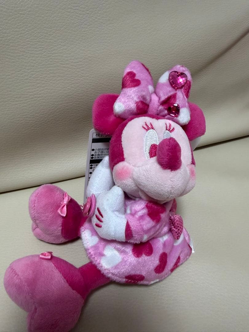 スマートフォンアクセサリー　ぬいぐるみチャーム　ミニー　パルパルーザ