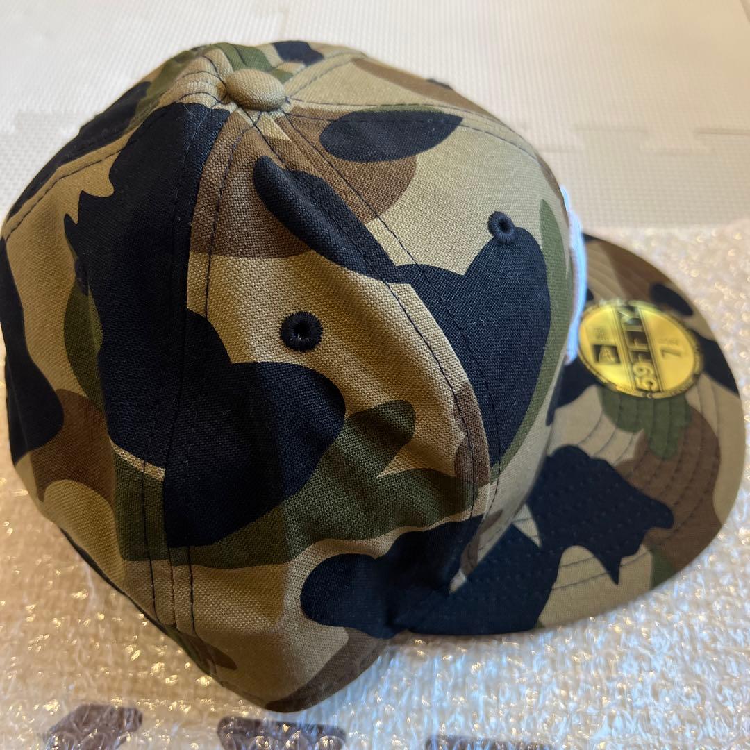 BAPE×UNDEFATEDカモ柄ベースボールキャップ 71/2（59.6cm）