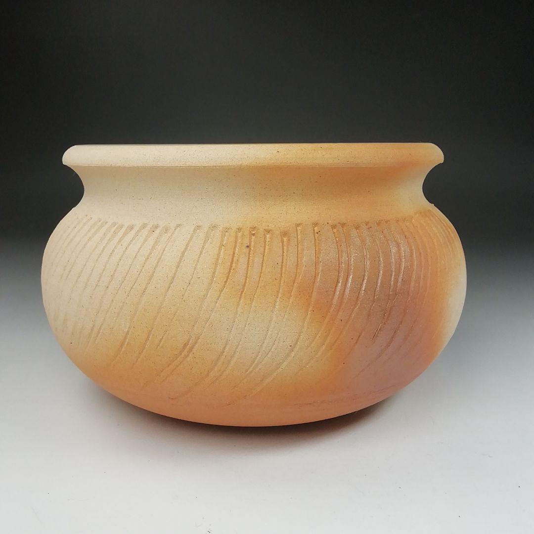 Ｔ４８１　建水　『ハンネラ　建水』『堀野証嗣』　共箱　茶道具