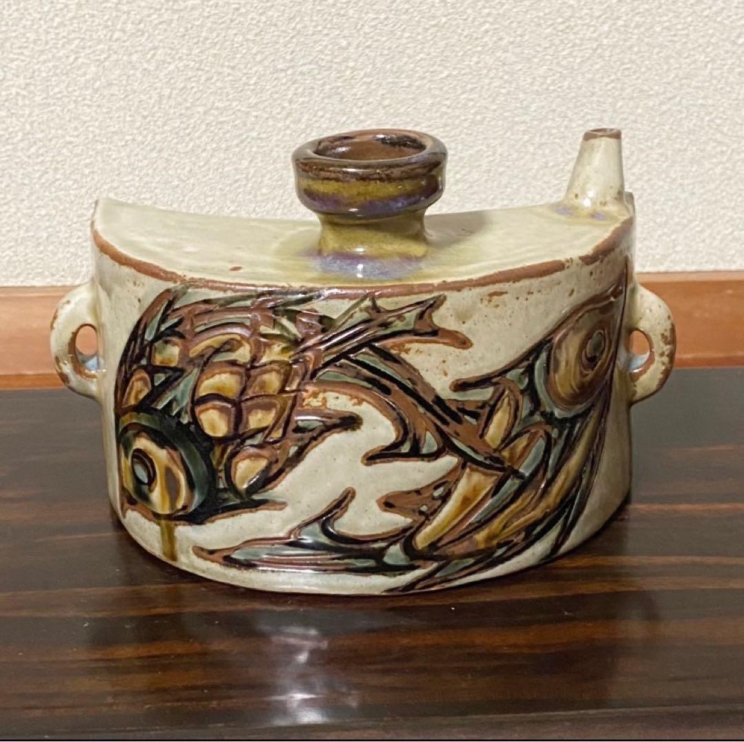 やちむん壺屋焼 金城須美子(金城次郎の長女) 抱瓶 やちむん壺屋焼 金城須美子(金城次郎の長女) 抱瓶