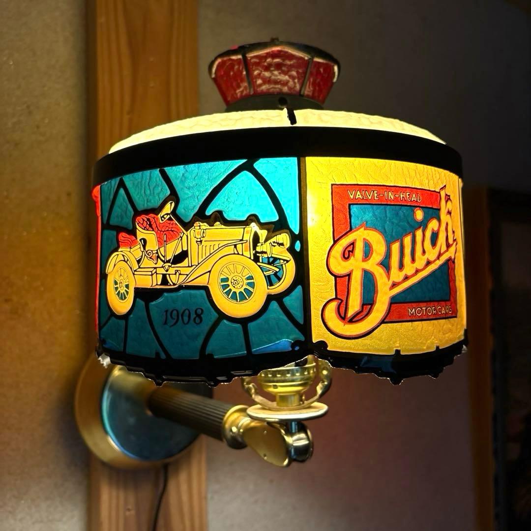 1970年代 ビュイック ステンドグラス アドバタイジング ランプ ライト
