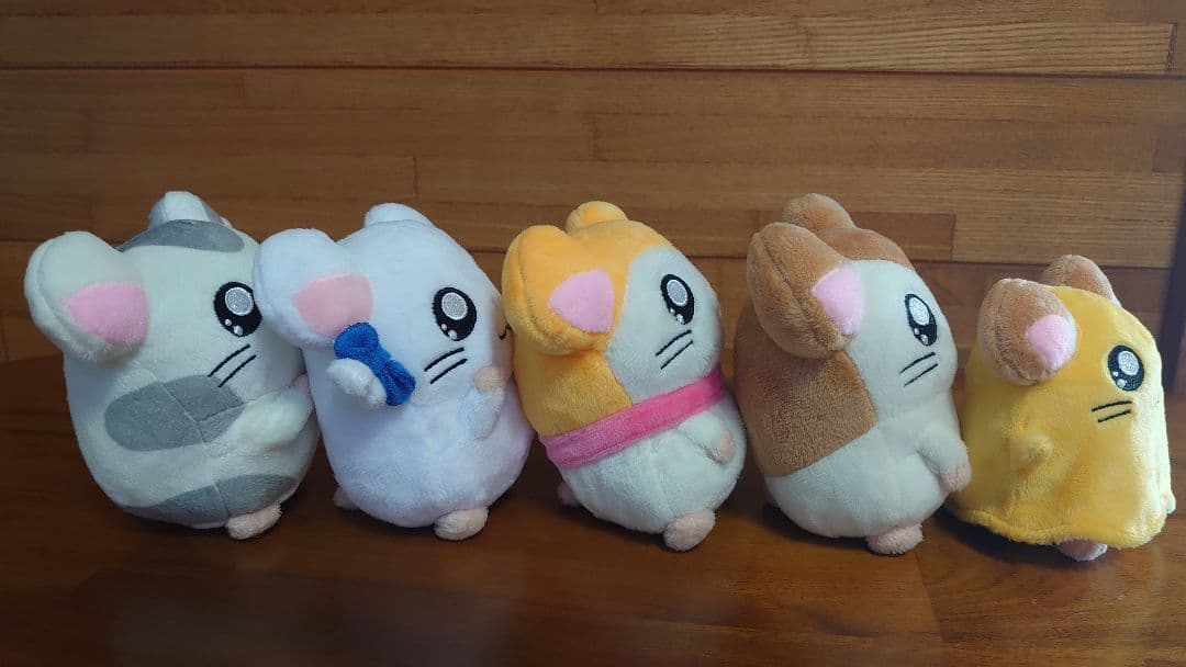とっとこハム太郎　ハムちゃんずコレクション　ぬいぐるみ　三英貿易　5個セット