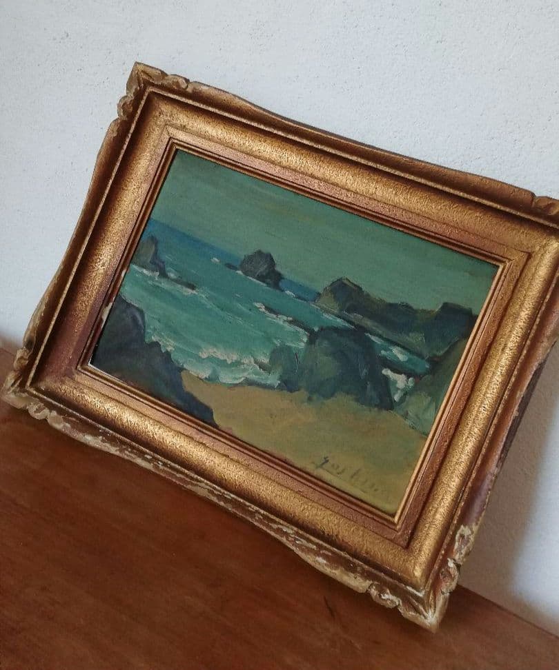 明治時代から祖父の家にあった油絵