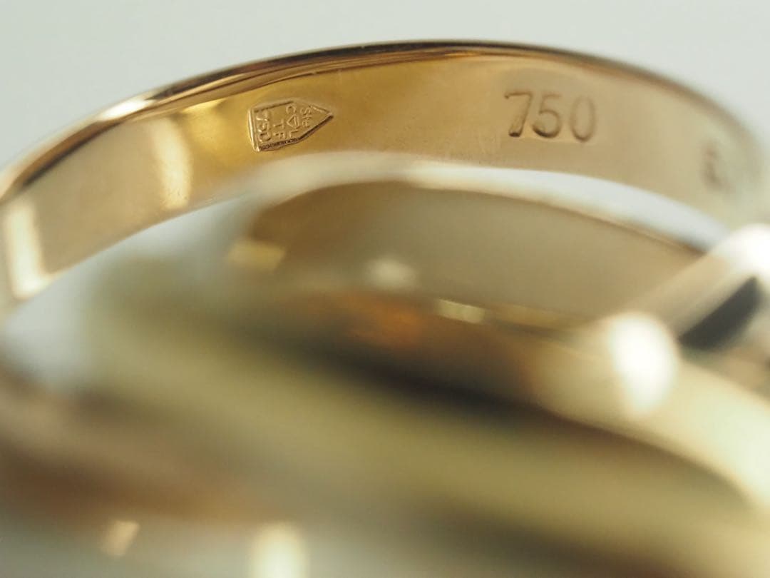 カルティエ　トリニティリング 750YG/WG/PG 53号(12.5号)