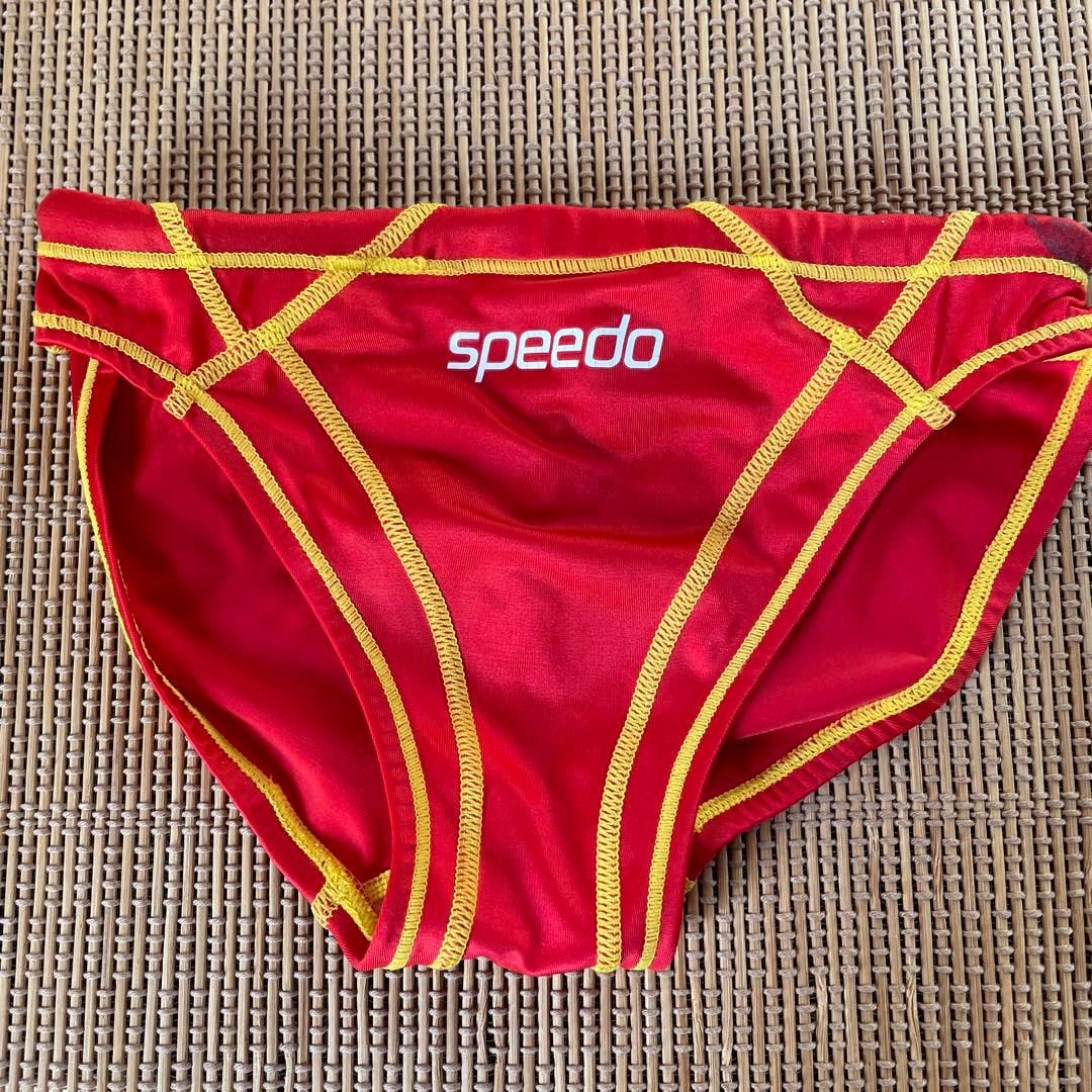 SPEEDO 競パン アクアスペック ライフガードカラー 140サイズ SPEEDO