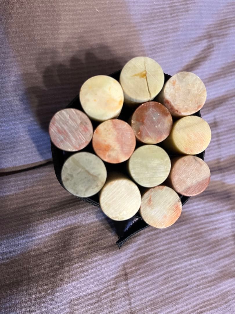 印鑑 石 印材 スタンプ 彫刻 干支 12支 ハンコ 伝統工芸 分化 骨董 龍 干支