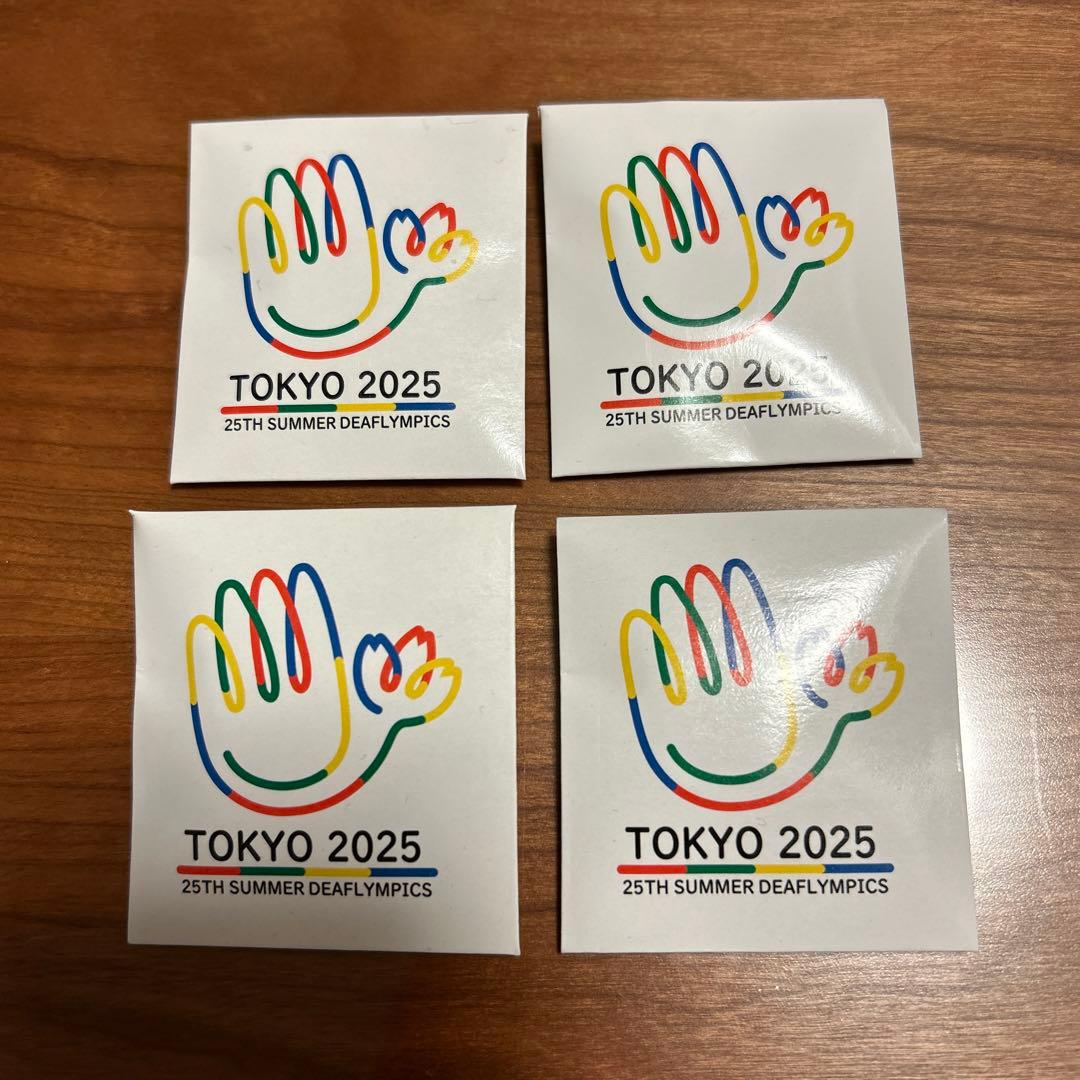 東京デフリンピック 2025 ピンバッジ4個セット - メルカリ