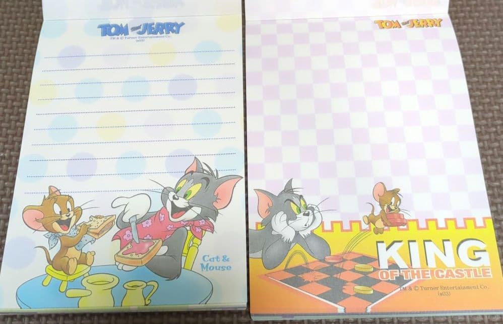 平成レトロ メモ帳 トムとジェリー トムジェリ 2冊セット