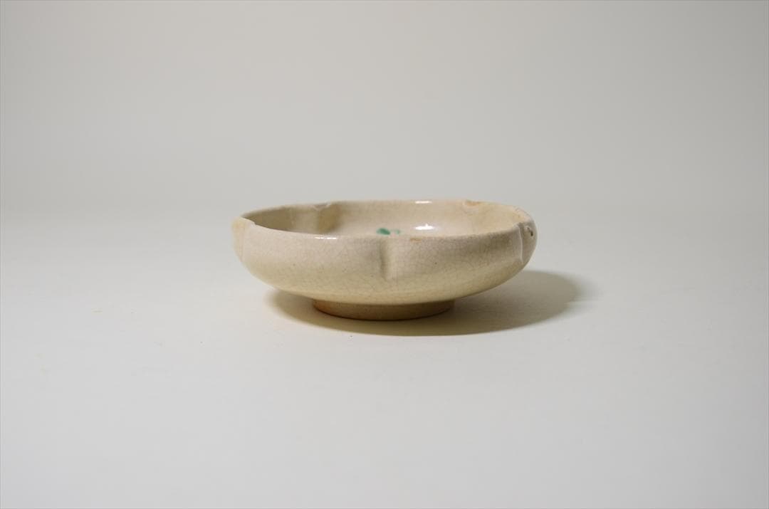 明治時代 京焼 色絵花唐草小皿 骨董品 アンティーク 食器